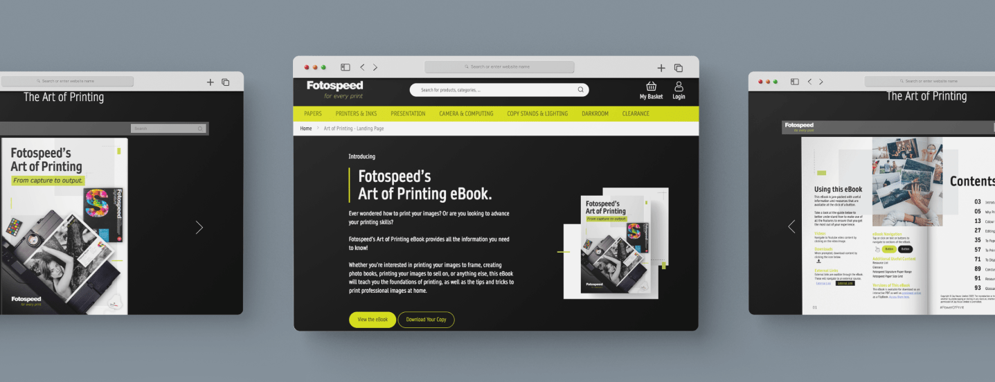 Fotospeed | The Art of Printing eBook | Digital Glue