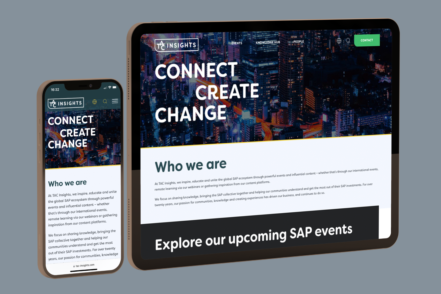 TAC Insights | Mobile and Tablet Site