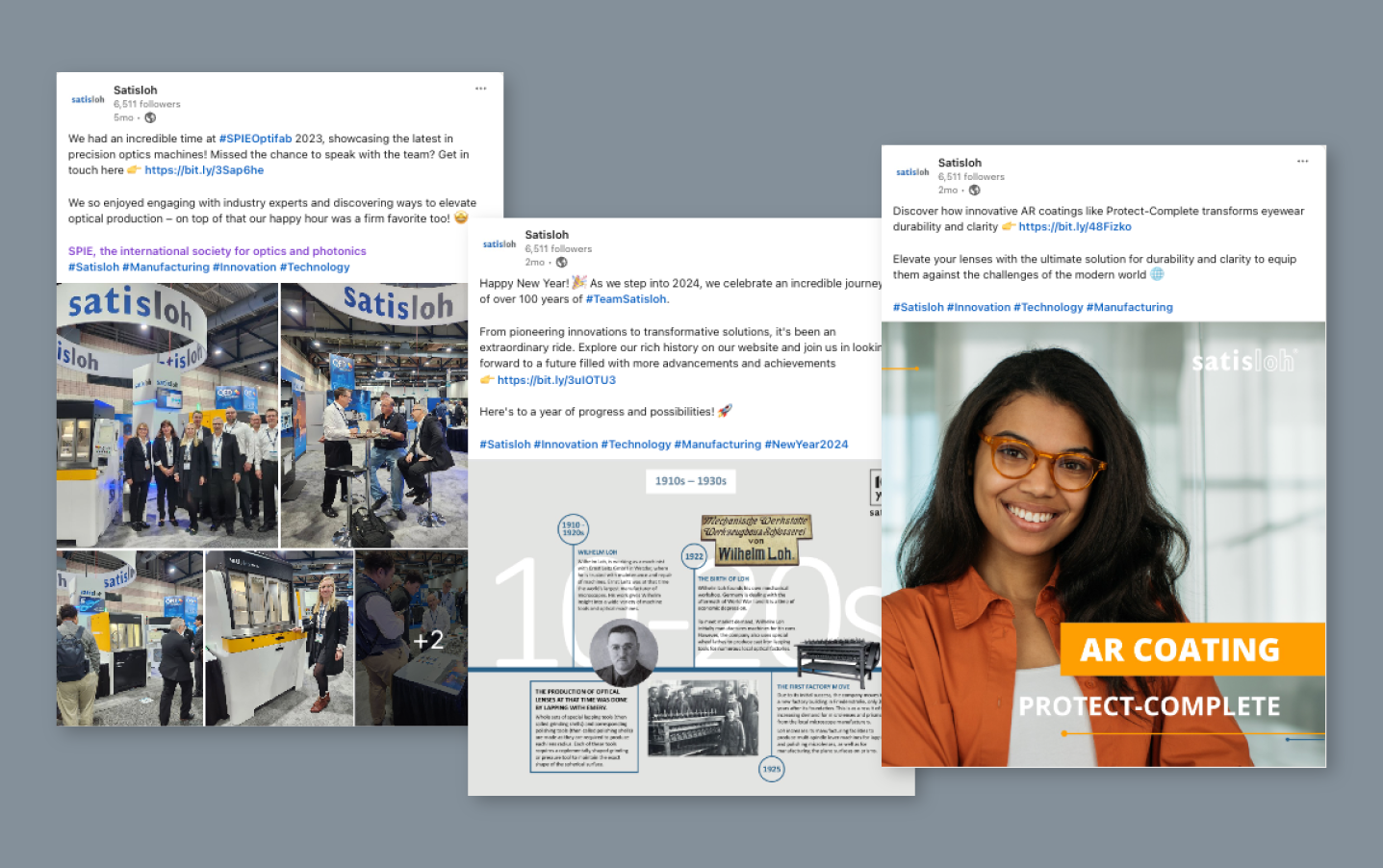 Satisloh | Social Media Case Study | Digital Glue